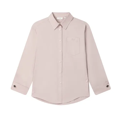 FILA Shirts Women's Nude Pink Lapel Moderate Other