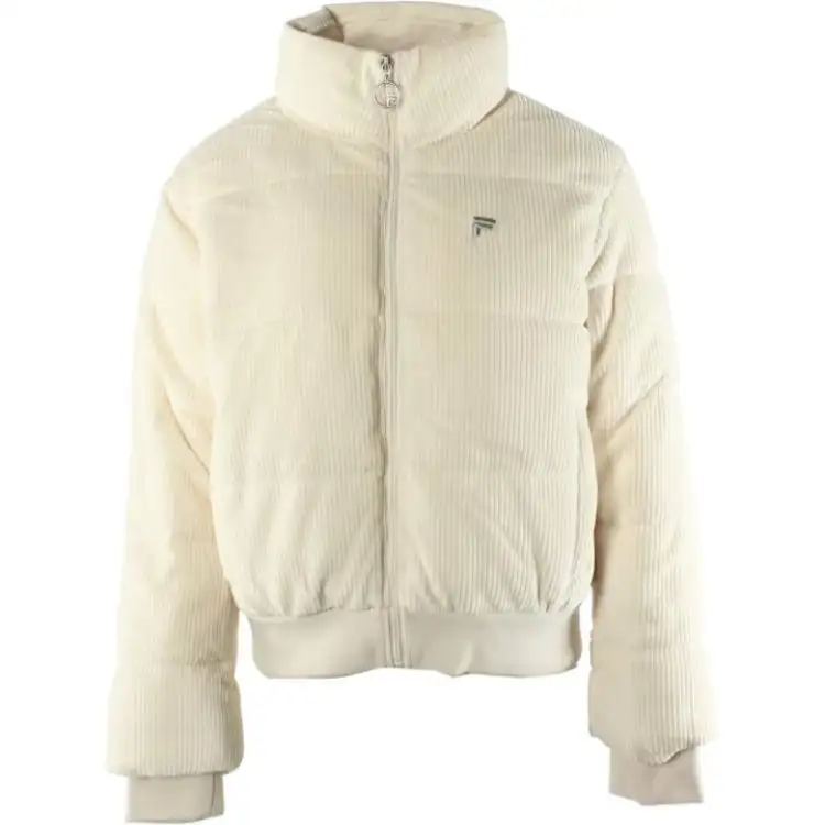 FILA Jackets Women's White Stand Collar Moderate Other