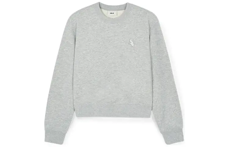 MLB Sweatshirts Women's Gray Crew Neck Moderate