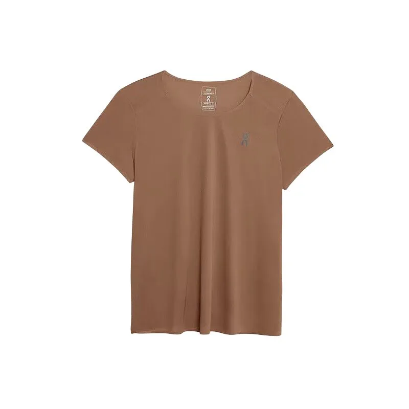 On Performance T Shirt Women's Cocoa Brown/Black