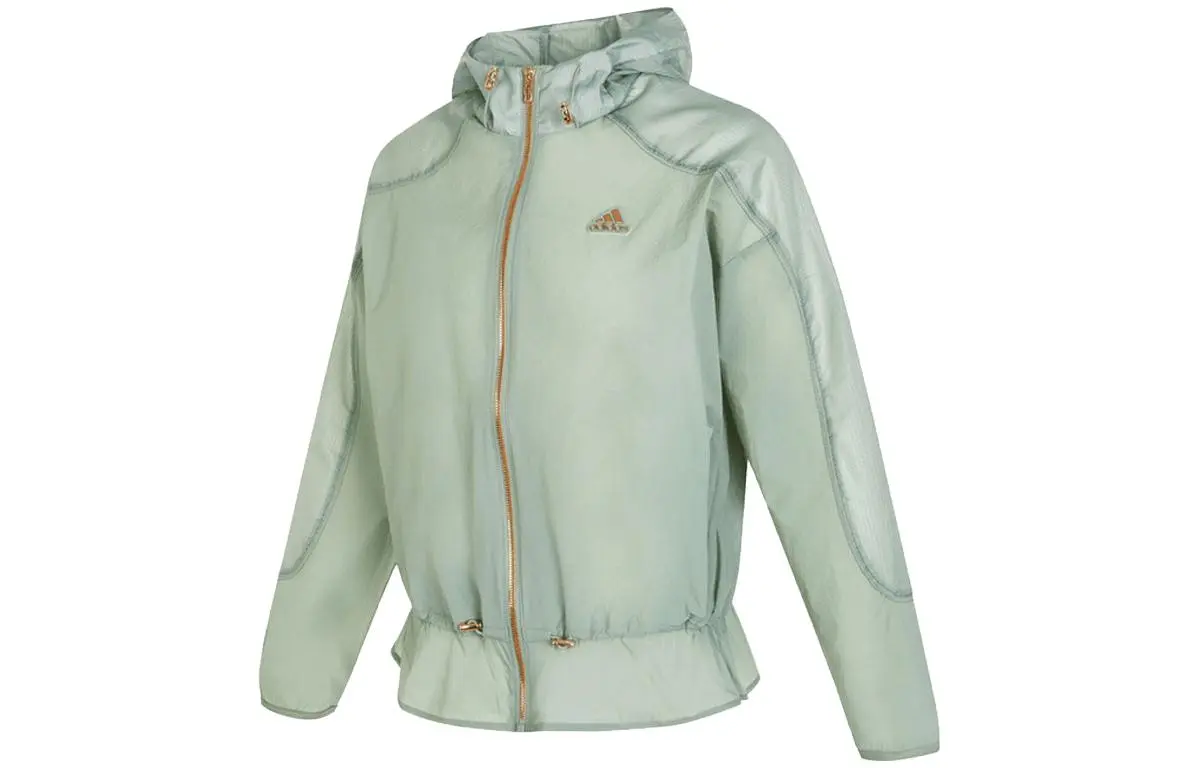 Adidas Jackets Women's Green Hooded Moderate Other