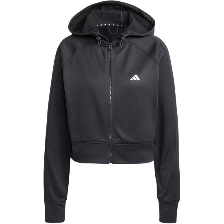 Adidas Free Shipping With AdiClub Aeroready Game And Go Full-Zip Hooded Fleece Jacket