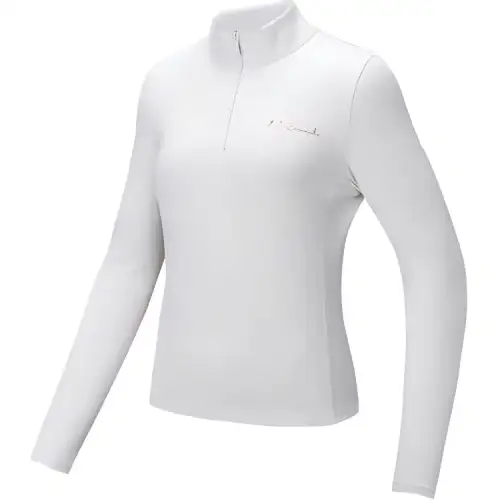 Anta Variety Training Collection Polo Shirt Women's White Tea Brown