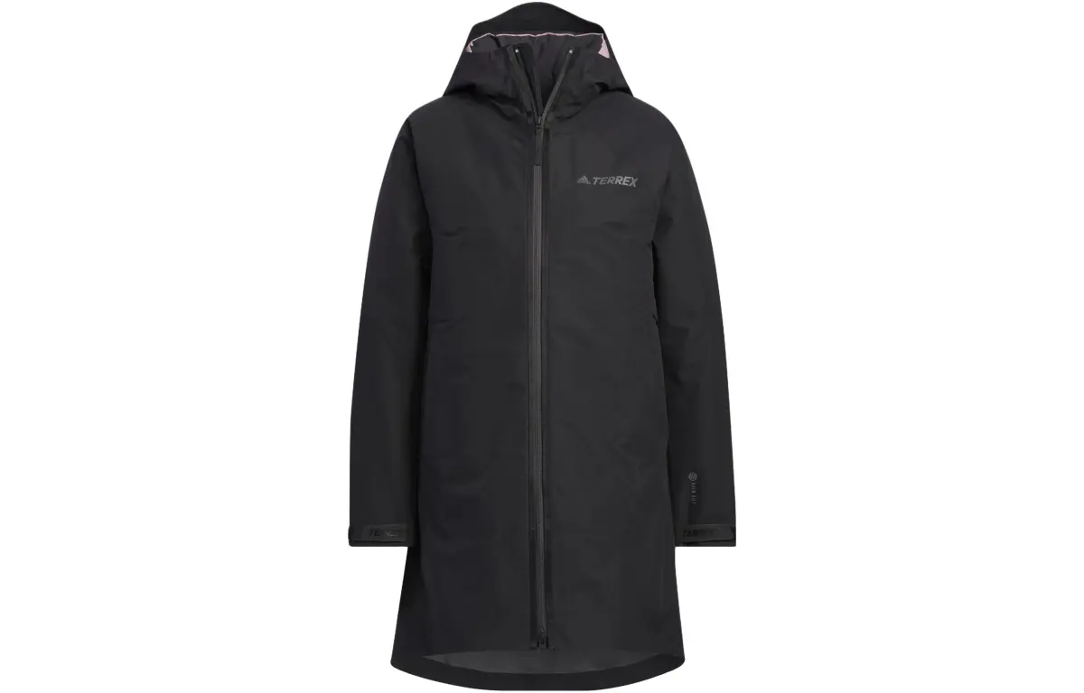 Adidas Jackets Women's Black Hooded Moderate Other
