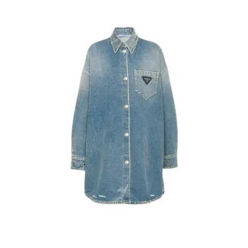 PRADA Shirt Women's Medium Blue