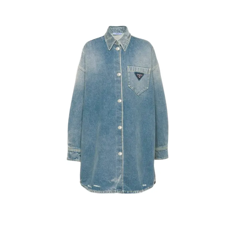 PRADA Shirt Women's Medium Blue