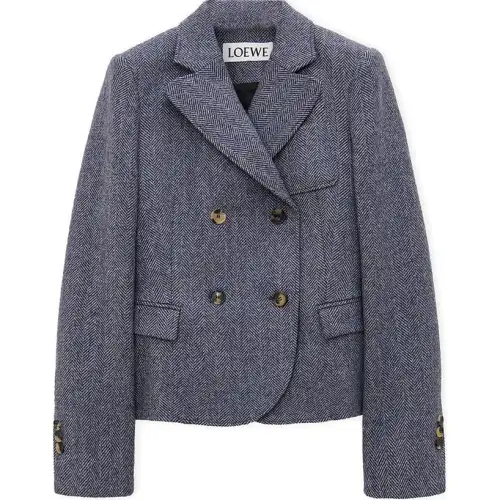 LOEWE Tailored Jacket 'Blue Melange'