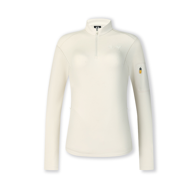 Женская футболка Fila Explorer Half-Zip Fleece (серая)