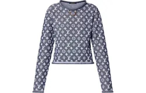 LOUIS VUITTON Monogram Jacquard Pullover
