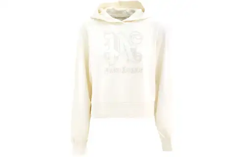 Palm Angels Monogram Statement cotton hoodie