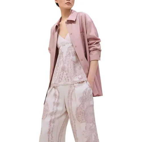 HERMES Shirt Women's Light Pink