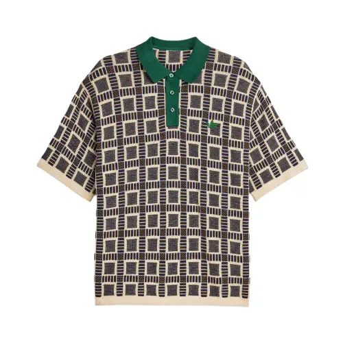 Adidas Originals x Brain Dead Trefoil Polo Shirt Unisex Dust Sand