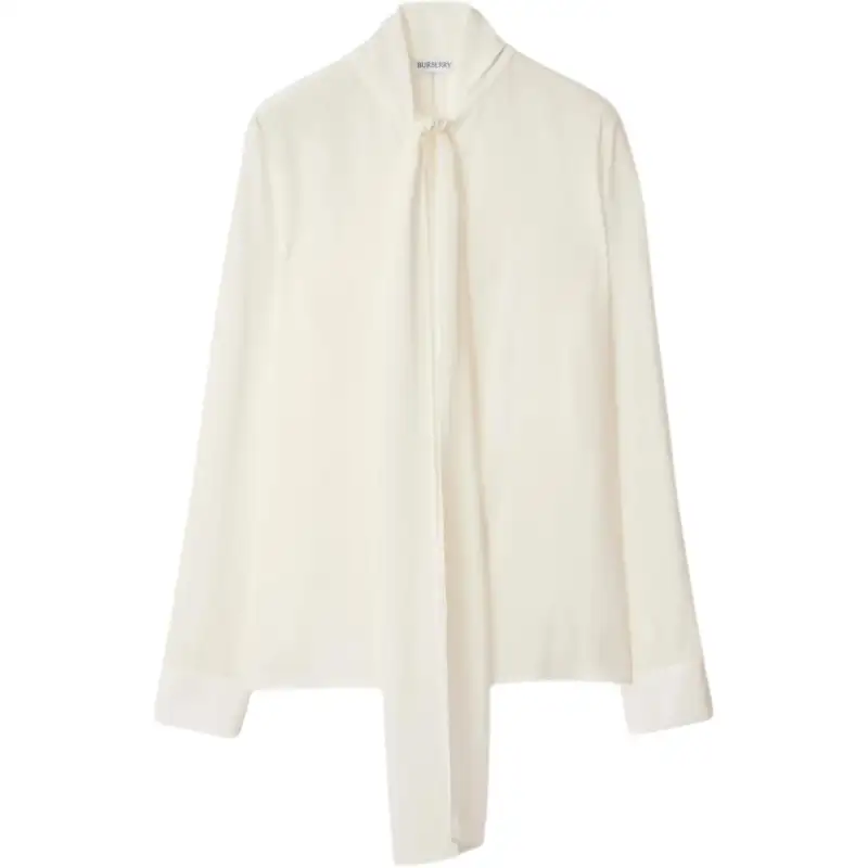 Burberry FW24 Shirt Women's Natural White