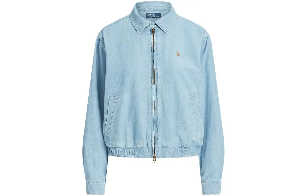 Polo Ralph Lauren Chambray Windbreaker 'Blue'