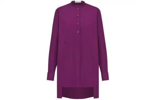 DIOR Shirts Women's Purple Lapel Moderate Other