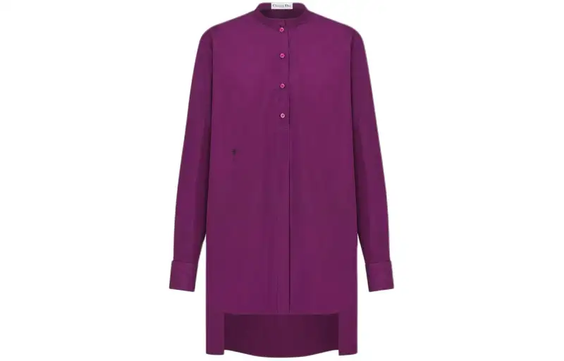 DIOR Shirts Women's Purple Lapel Moderate Other