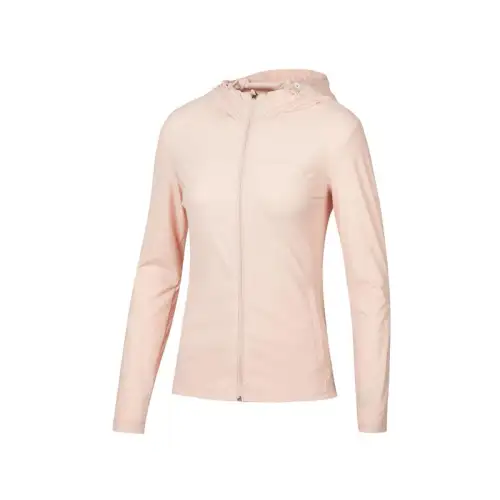 Skechers Sports Collection Jackets Women's Peach Pink Hooded Moderate Other