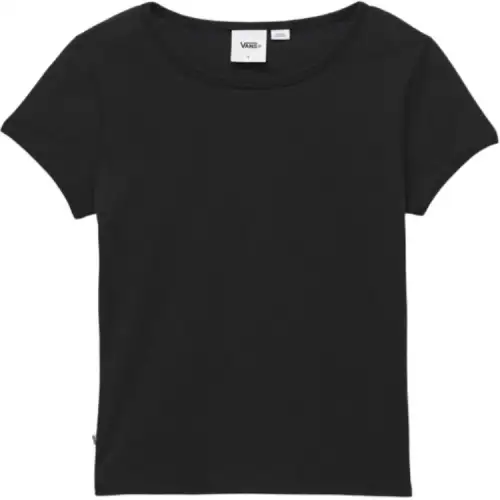 Vans T Shirts Women's Black Crew Neck Moderate