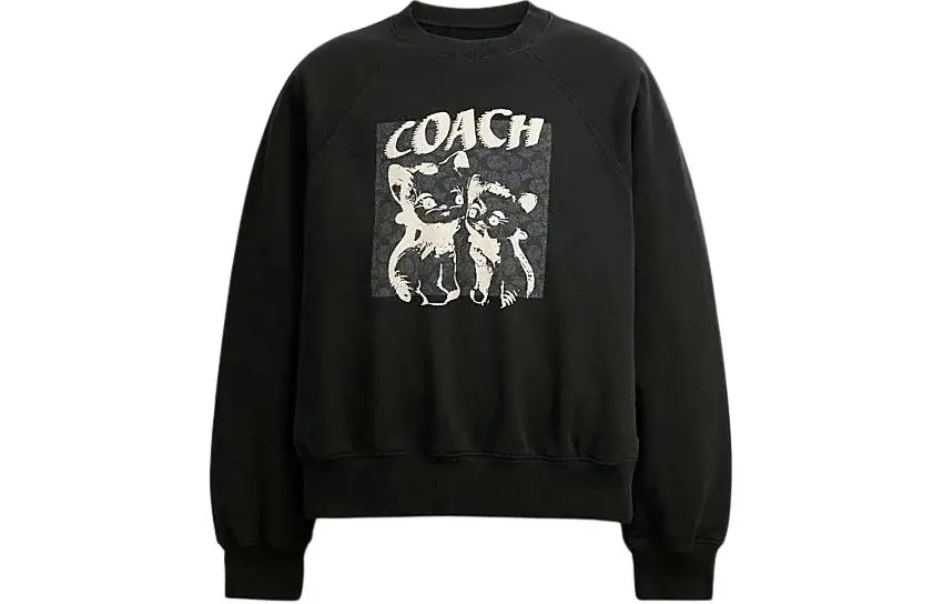COACH SS24 Sweatshirt Women's Black