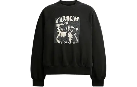 COACH SS24 Sweatshirt Women's Black