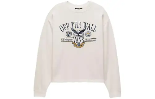 Vans Coastal Crest Oversized Crew Sweatshirt Women's Dove Color