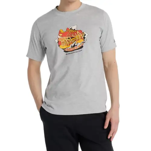 New Balance RBC Brooklyn Half T Shirt Men's Gray