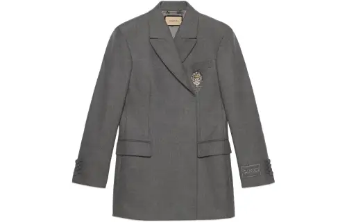 GUCCI Jackets & Coats Women's Gray