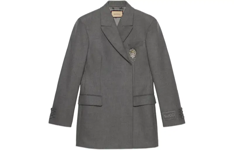 GUCCI Jackets & Coats Women's Gray