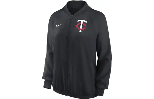 Nike Jackets Women's Black Baseball Collar Moderate Other