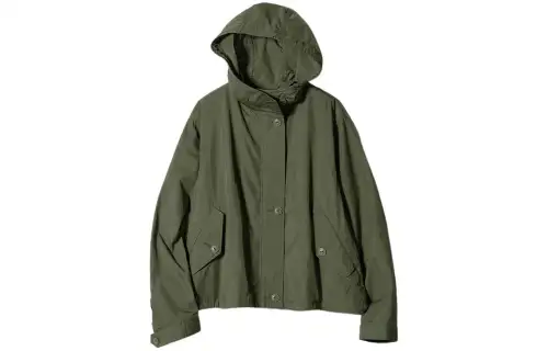 UNIQLO X INES DE LA FRESSANGE UNIQLO X Ines De La Fressange Jackets Women's Olive Hooded Moderate Other