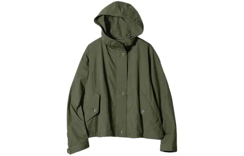 UNIQLO X INES DE LA FRESSANGE UNIQLO X Ines De La Fressange Jackets Women's Olive Hooded Moderate Other