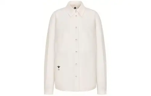 DIOR Shirts Women's White Lapel Moderate Other