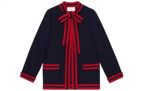 GUCCI FW22 Jackets & Coats Women's Marine Blue
