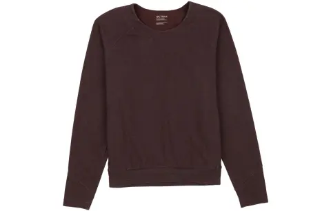 Arc'teryx MOMENTA Sweatshirt Women's Dark Red Tail