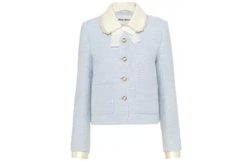 MIU MIU Jackets & Coats Women's Blue