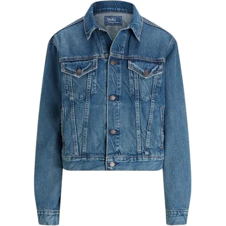 Polo Ralph Lauren Logn Sleeved Buttoned Denim Jacket