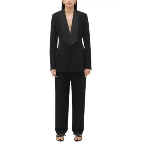Bottega Veneta Grain De Poudre Tuxedo Jacket