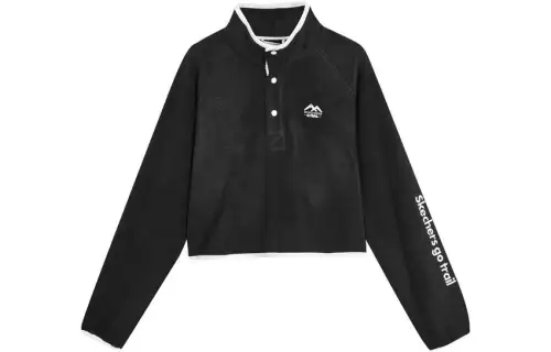 Skechers Jackets Women's Carbon Black/0018 Stand Collar Thickened Other
