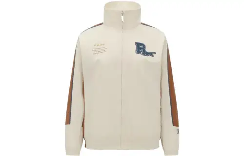 Reebok Jackets Women's Ecru Stand Collar Moderate Other
