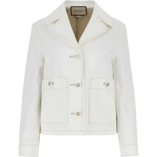 GUCCI Interlocking G Buttoned Jacket