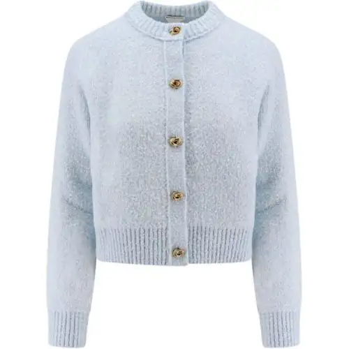 Bottega Veneta Long Sleeved Crewneck Cardigan