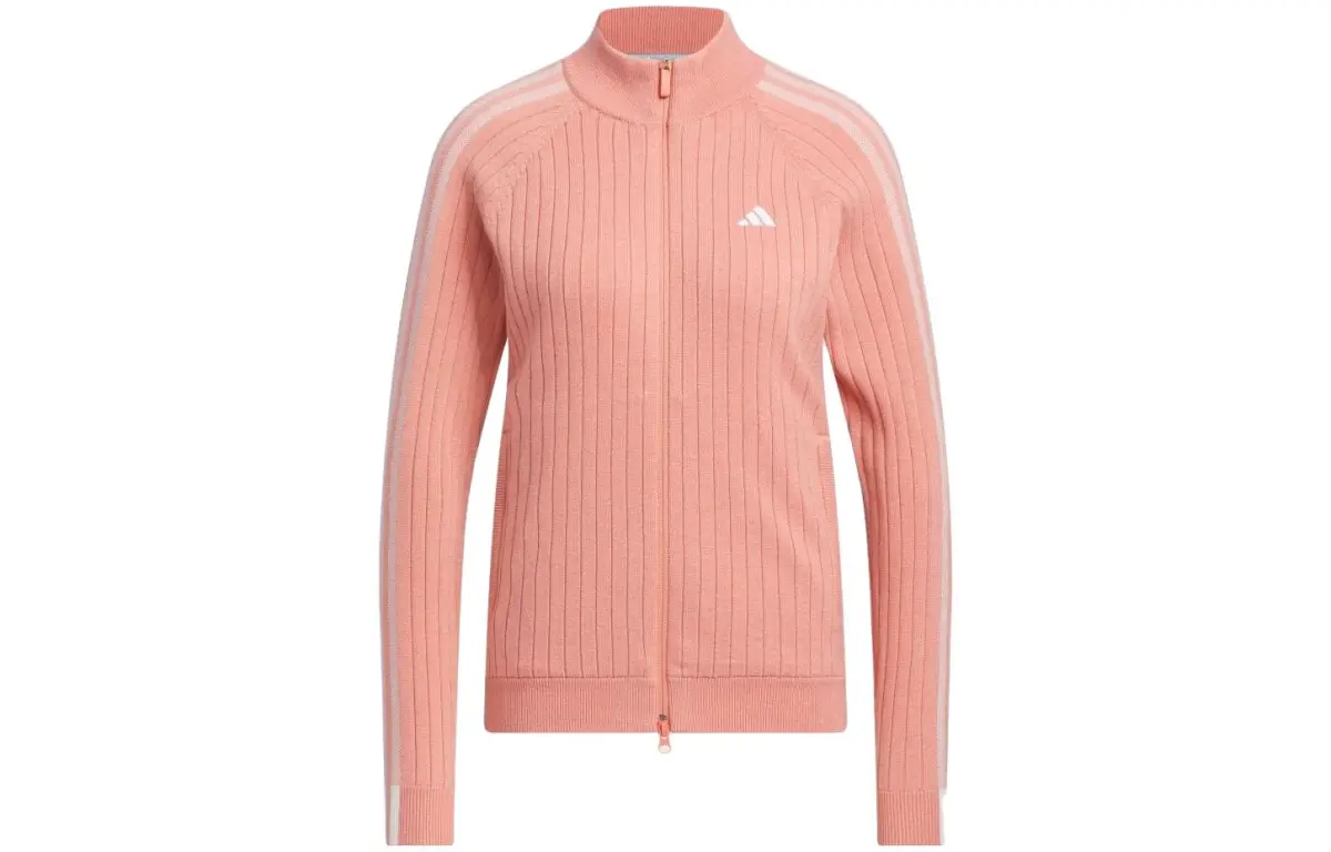 Adidas Jackets Women's Pink Hooded (Non-detachable) Moderate Straight Fit