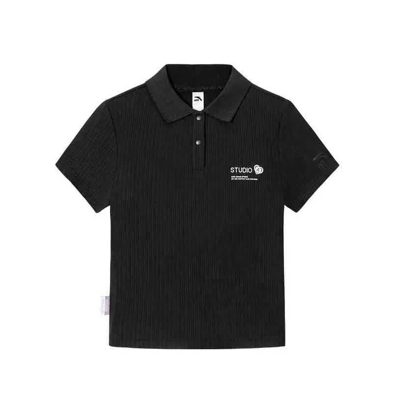 Anta Life Collection Polo Shirt Women's Basic Black