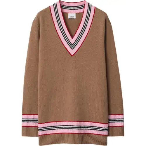 Burberry Cashmere Sweater Women's Camel