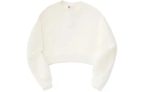 Li Ning Sweatshirt Women's Ecru