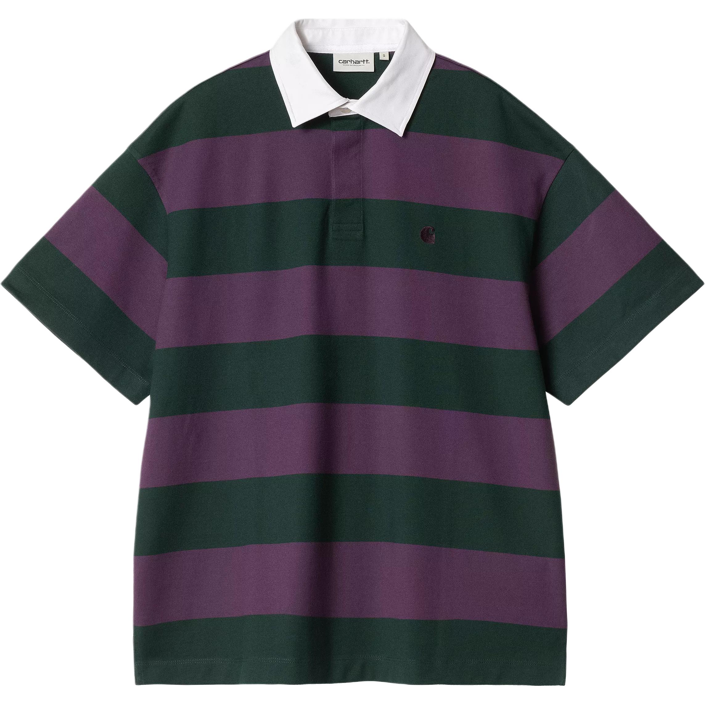 Женская футболка-поло Carhartt Carhartt WIP SS25 W' S/S Seffner Polo T-Shirt Polo (фиолетовая)