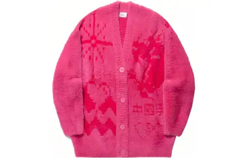 Li Ning Earning Money Every Day Collection, Fleece Lined Thermal Loose Fit V Neck Long Sleeved Without Hood Knitwear