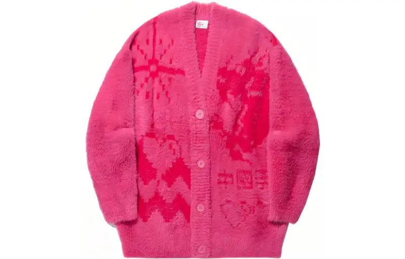 Li Ning Earning Money Every Day Collection, Fleece Lined Thermal Loose Fit V Neck Long Sleeved Without Hood Knitwear