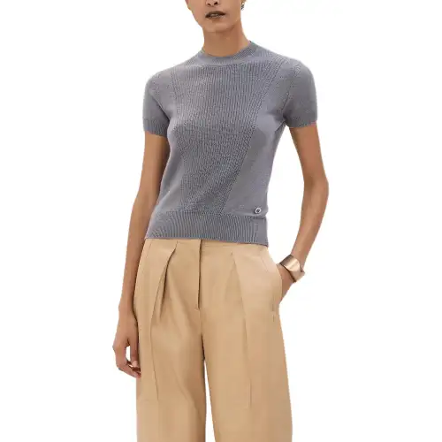 HERMES 2025 Spring Summer Collection Cashmere Sweater Women's Purple
