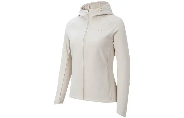 ANTA Running Collection Jackets Women's Gravel Gray Hooded Moderate Other